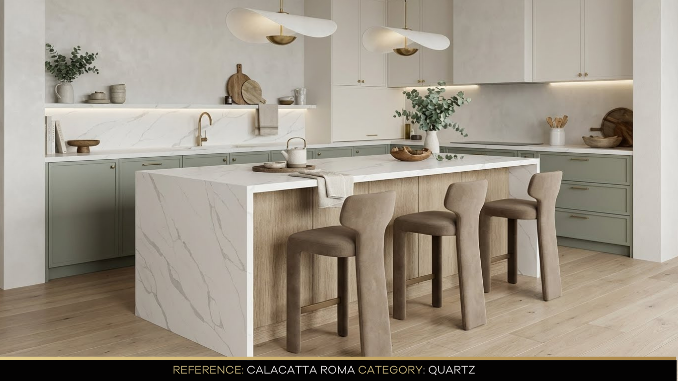 Calacatta Roma - Granite Countertops in Chattanooga Tennessee